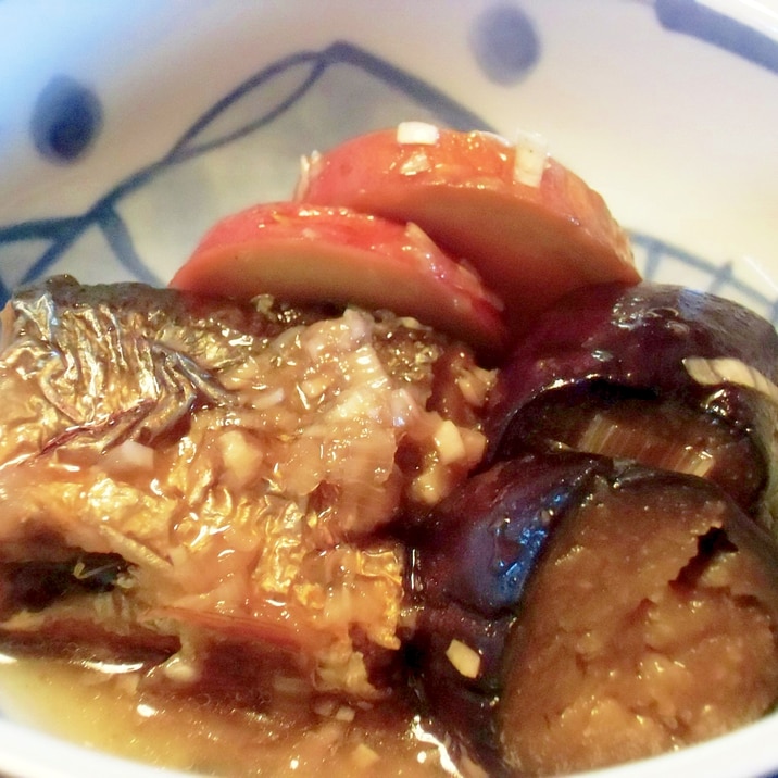 秋刀魚と秋野菜の葱酢ソース